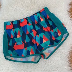 Patterned Adidas Athletic Shorts